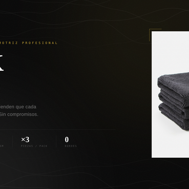 TANK330 GO+ 3 paños microfibra 40x40cm 330 gsm edgeless