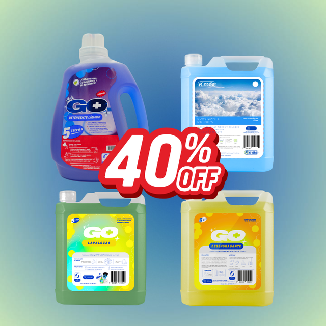 Pack Premium Go+ Todo Para El Hogar 5 Litros