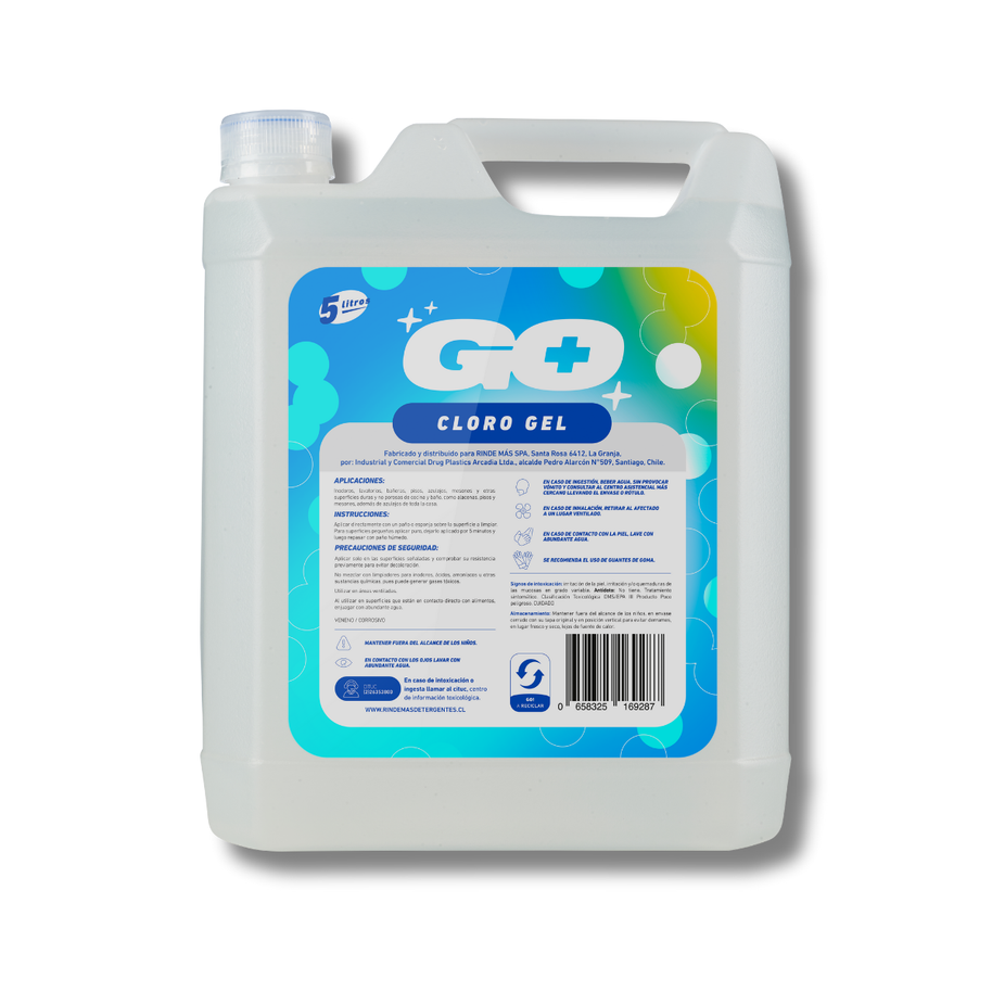 Cloro Gel GO+ 5 litros