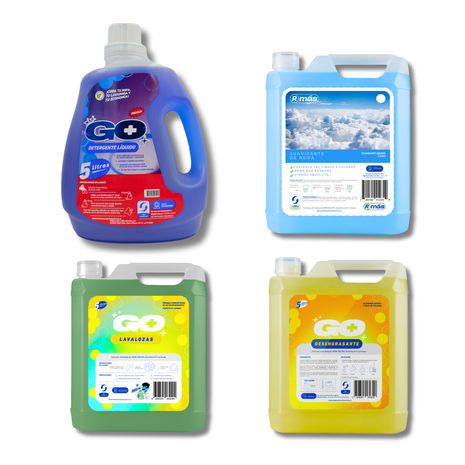 Pack Premium Go+ Todo Para El Hogar 5 Litros