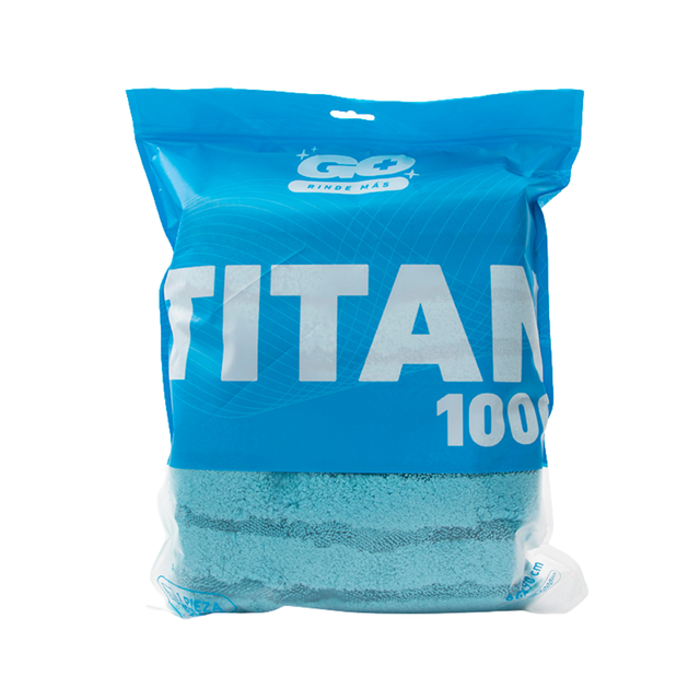 TITAN 1000 Toalla de Secado Premium GO+ 60x90cm Detailing Automotriz
