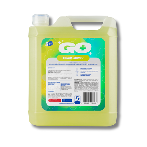 Cloro Líquido GO+ 5 lts