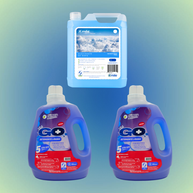 PACK 1 Suavizante Rmás 5 litros + 2 Detergentes GO+ 5 litros